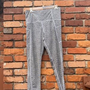 Champion Patterned Gray Leggings